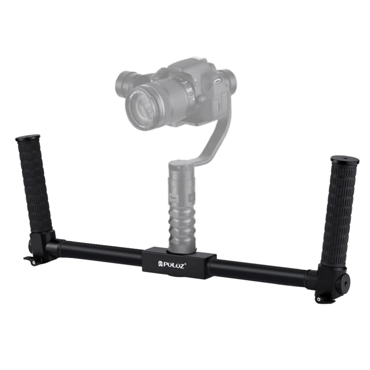 

Dropshipping PULUZ Dual Handheld Grip Aluminum Tube Camera Stabilizer Camera Accessories