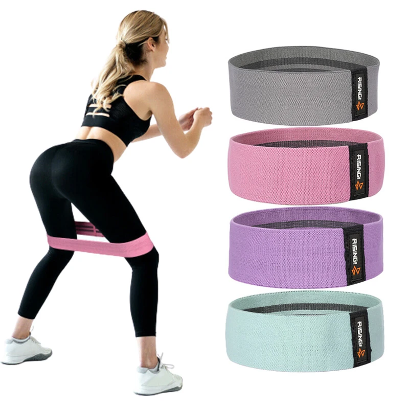 

Rising booty resistance exercise band hip loop glute booty band hip band for women, Customized