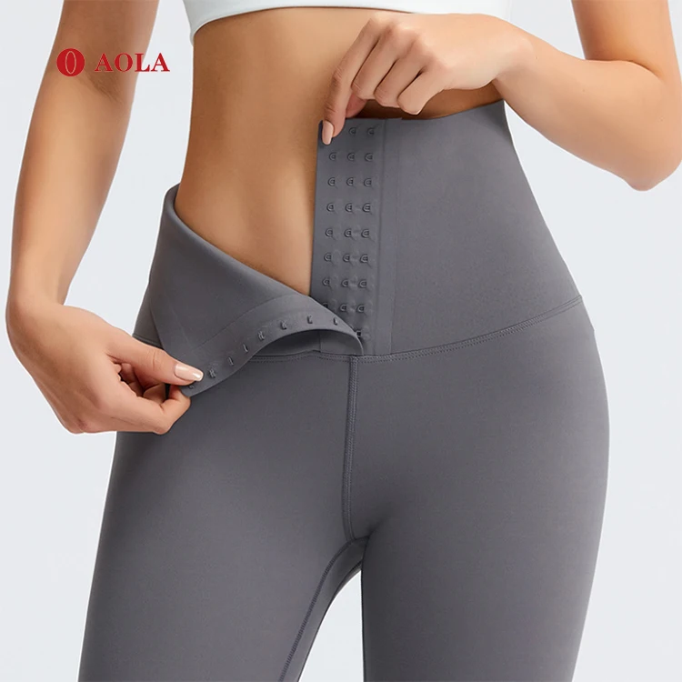 

AOLA Fitness Seamless Ladies Manufacturers Gym Custom Compression High Waist Shapewear Leggings, Pictures shows