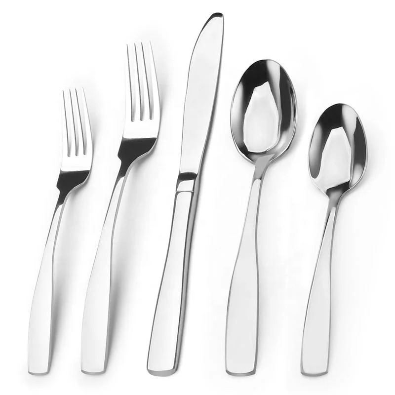 

Manufacturer Stainless Steel flatware Set wholesale cutlery set 5 Pieces 20 Pieces For Restaurant Wedding Hotel