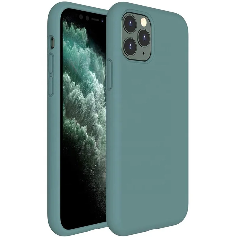

ZHIKE Luxury New Design 360 Degree Full Body Protection Utra Slim Soft Liquid Silicone Phone Case for iPhone 11 Pro, Different colors for option