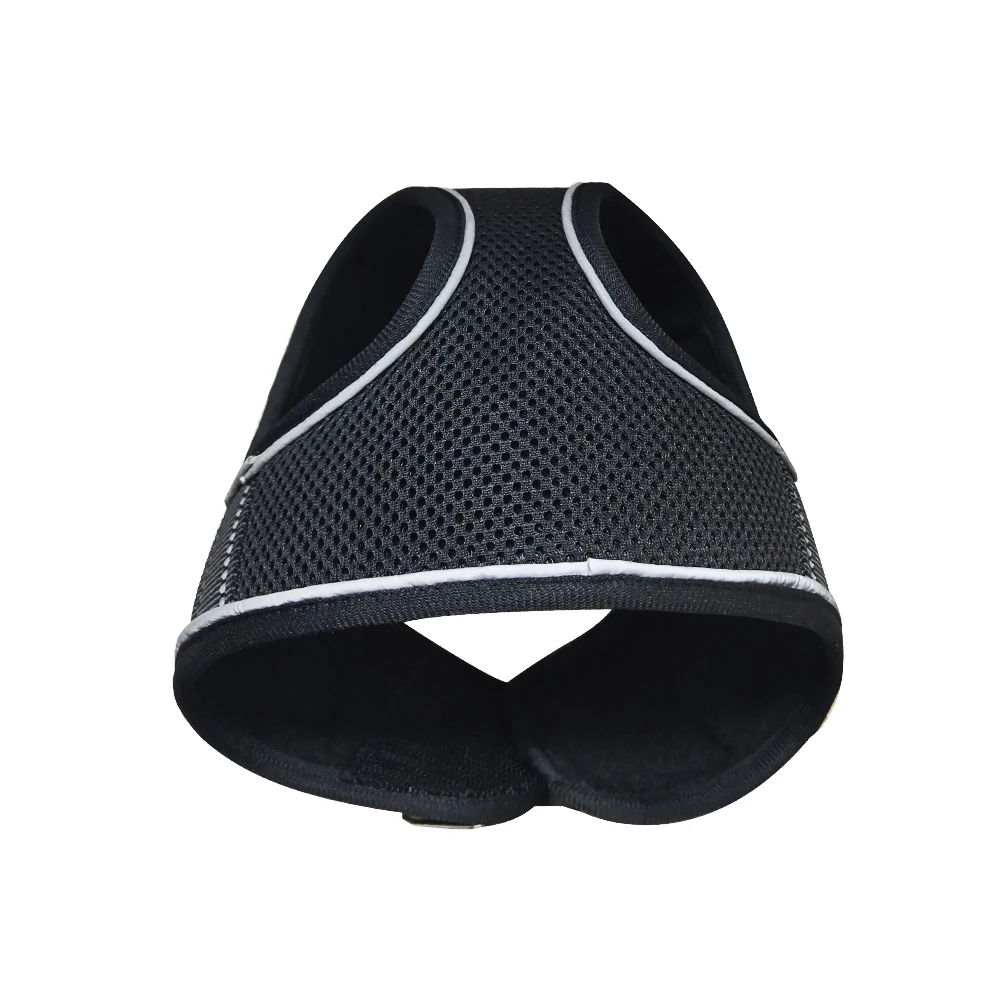 

Wholesale Pet Chest Strap Adjustable Breathable Mesh Reflective Dog Harness, Black or customized