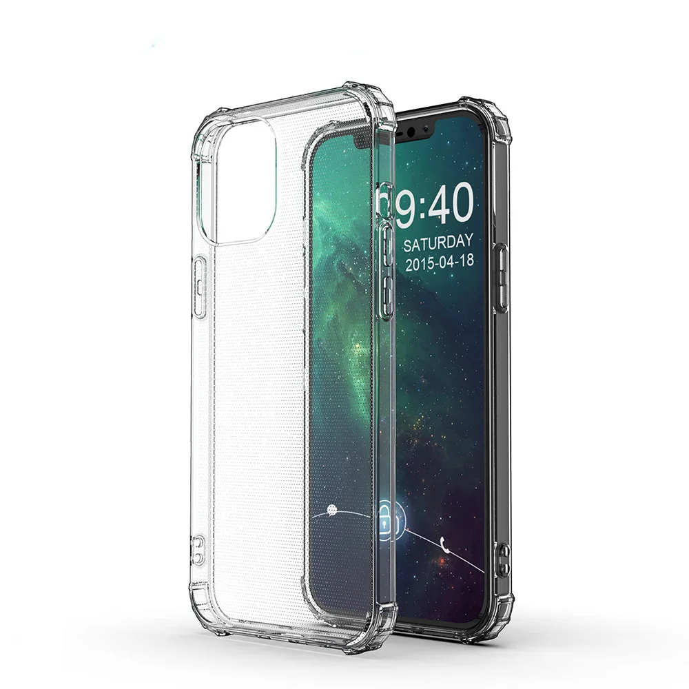 

Ultra Thin Clear Phone Protective Case For iPhone Case TPU Back Cover For iPhone 12 11 Pro Max X 8 7 Plus SE 11 XR Phone Case, Multi