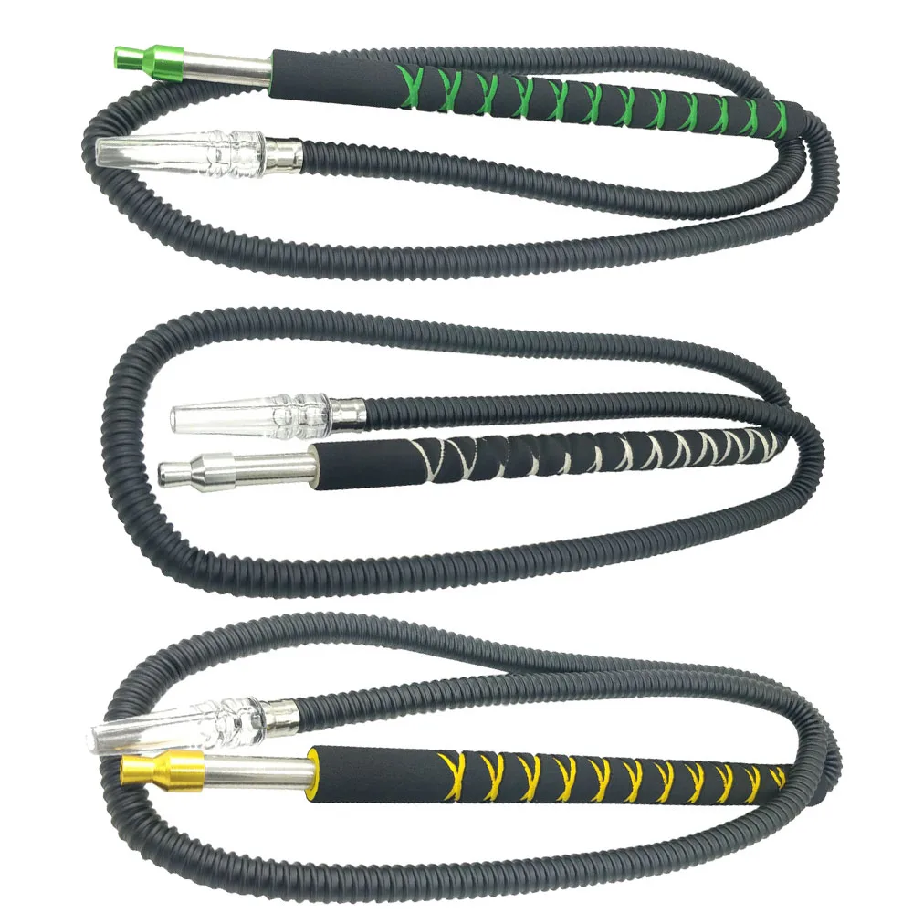 

LVHE T-027SH Wholesale Custom Plastic Aluminum Eco-friendly Hookah Hose, Mix colors