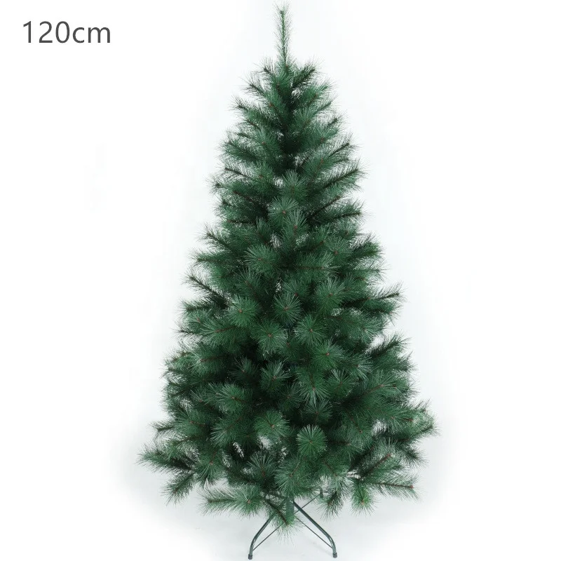 

A-2006 In Stock Medium-sized 1.2m Home Decoration Artificial Christmas Tree For Indoor, Green+snow flocked