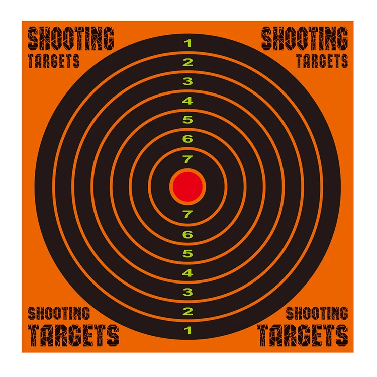 

Sport shooting 12 inch Splatte Reactive Self Adhesive Shooting Targets Training Target Paper, As shown, it can be customized