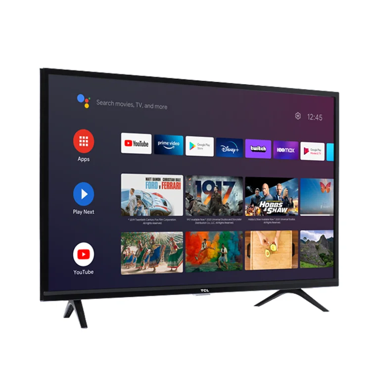 

Hot sale direct sales TCL television 2k 4k smart led tv, Black