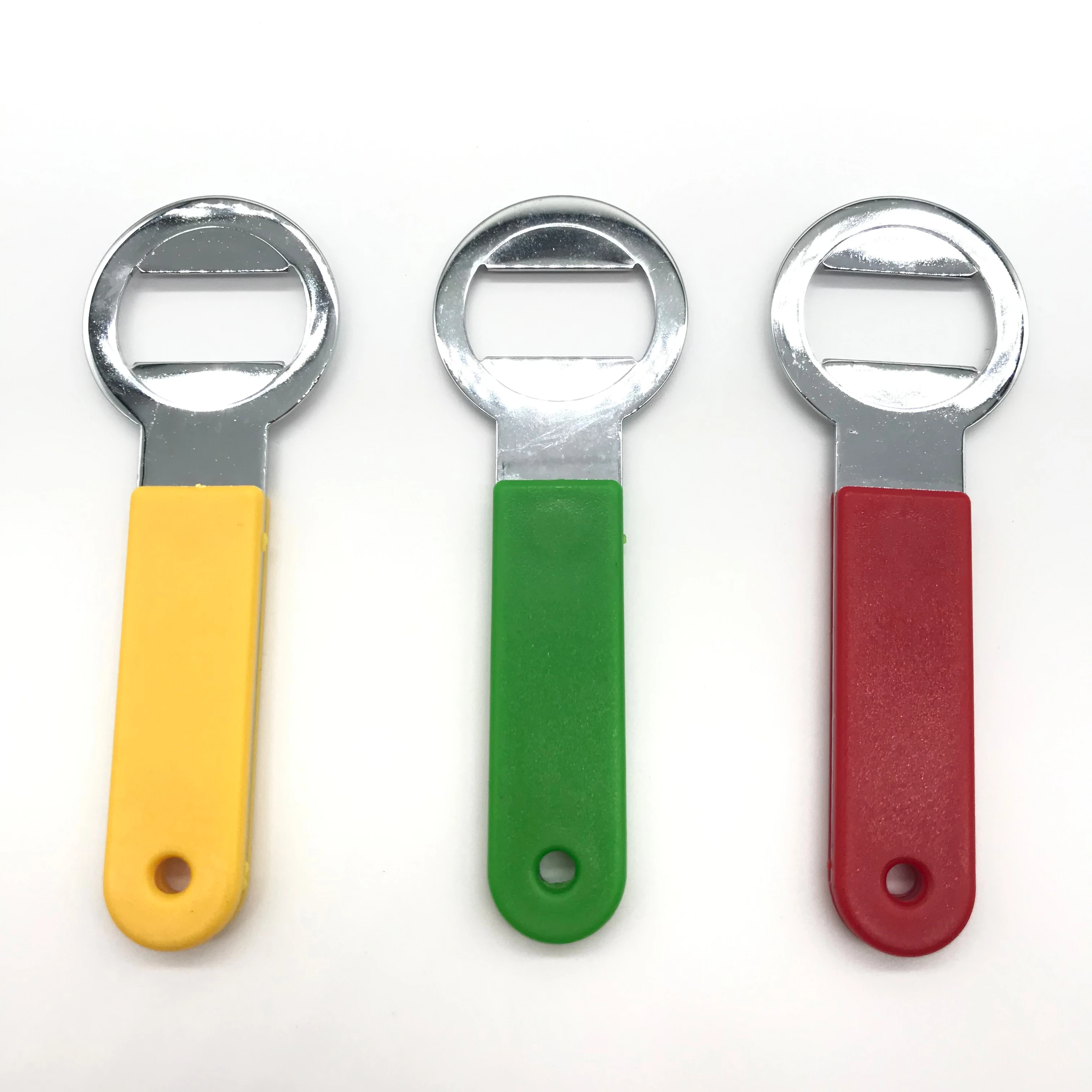 

Customized Logo Keychain Flat Top Beer Bottle Opener, Sliver