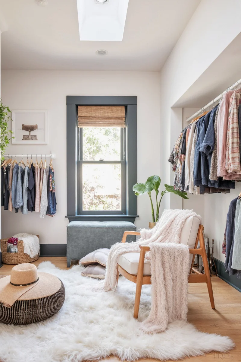Walk-In Closet Before and After Makeover