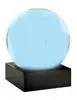 Custom Black Square Empty Plastic Crystal Life Size Water Snow Globe