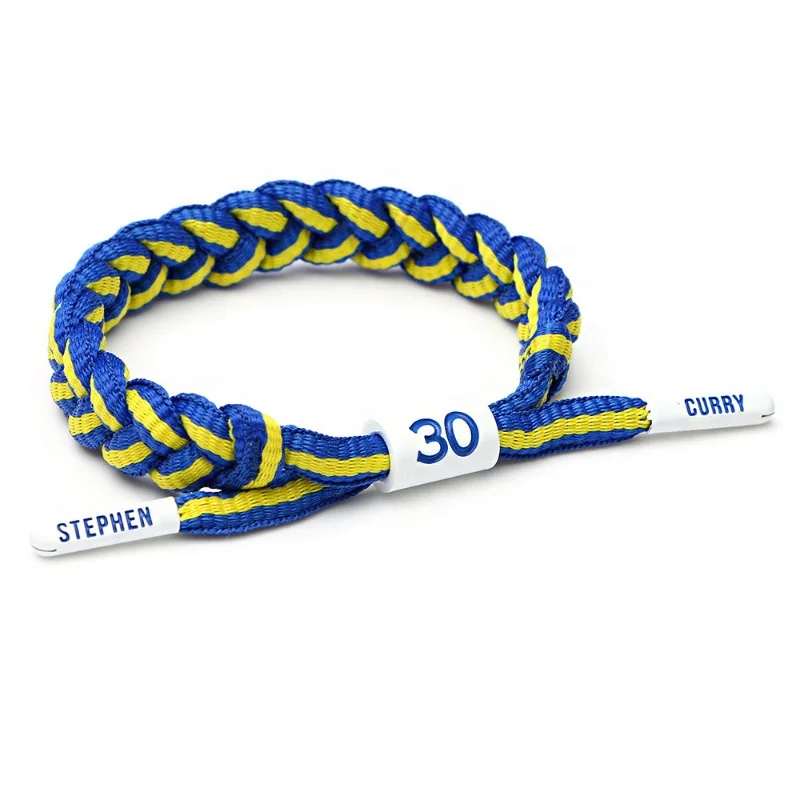 

Adjustable Basketball Star Sports Shoelace Bracelet Handwoven Shoe lace Bracelet basketball wristband, Picture shows