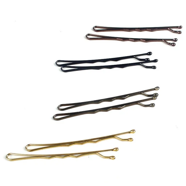 Black Metal Barrette Bar Clip Hair Bobby Pin For Lady Buy Bobby Pin