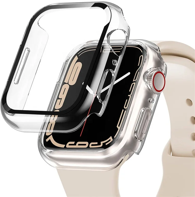 

High Quality Series 7 Screen Protector Hard PC Watch Case For Apple Watch