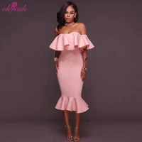 

Wholesale private label ruffle modest sexy boutique fashion clothing for women