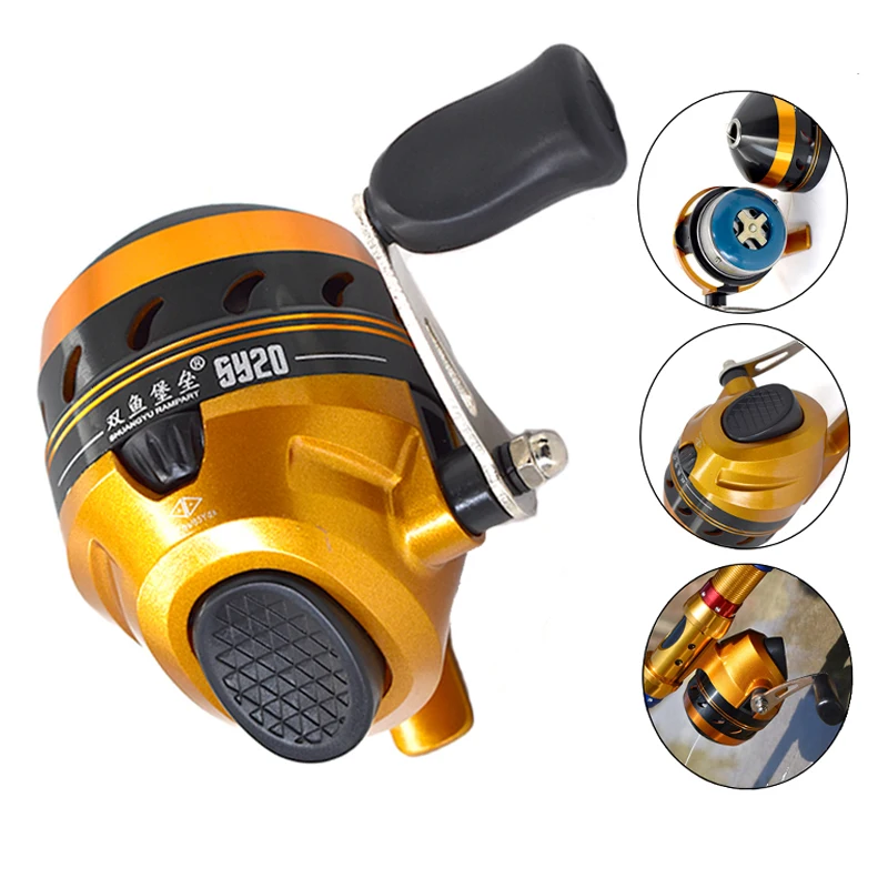 

Metal Fishing Reel Hunting Slingshot Catapult Bow Fish Wheel Shooting Entertainment Accessories