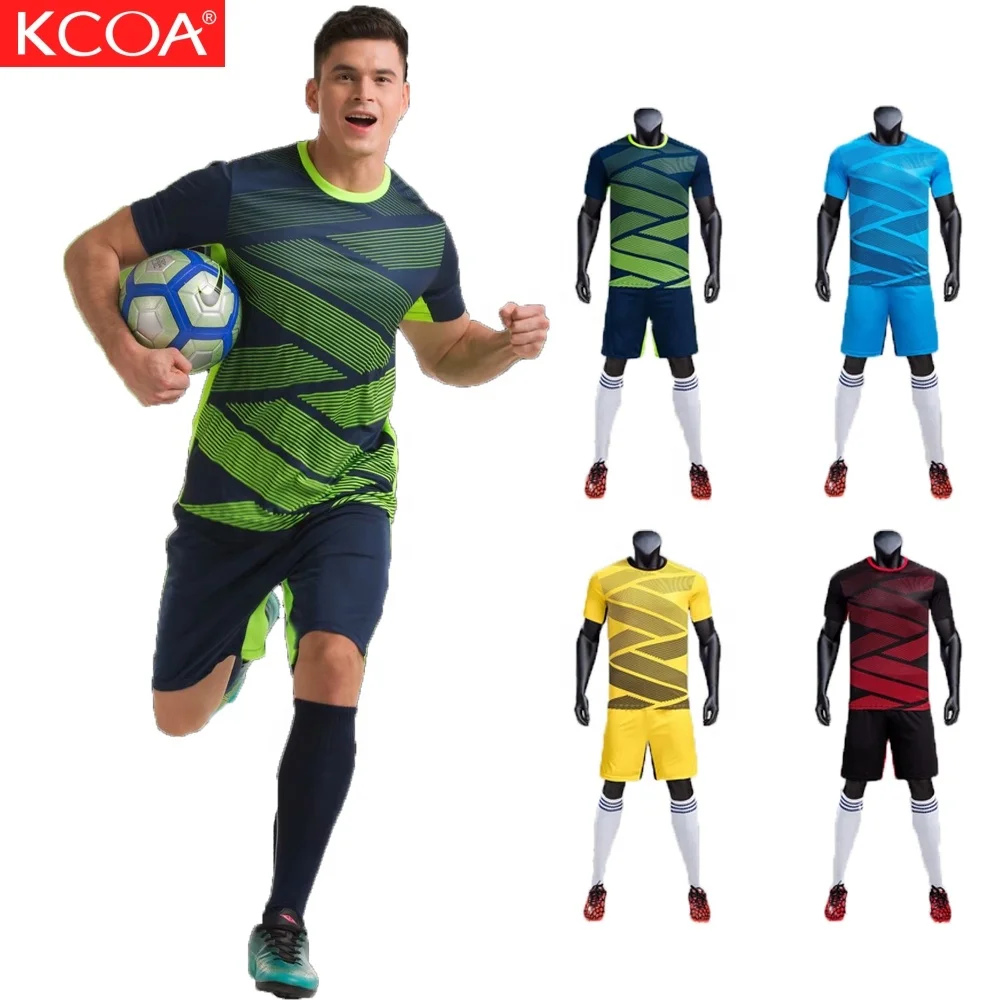 

KCOA In Stock Plain Club Logo Print Youth Uniform Soccer Jersey