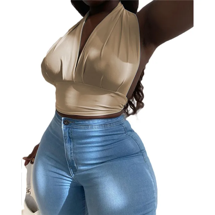 

Summer 2021 Hollow Out Tops Tops Ladies KN51748
