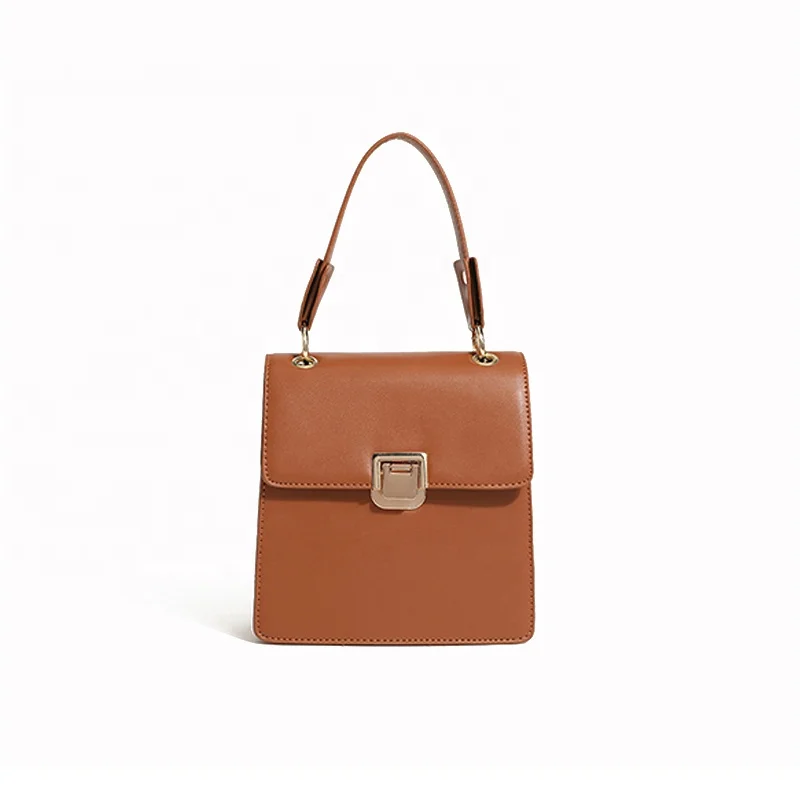 

2022 Trendy Women Small Leather Messenger Shoulder Hand Bag Custom Bag With Logo