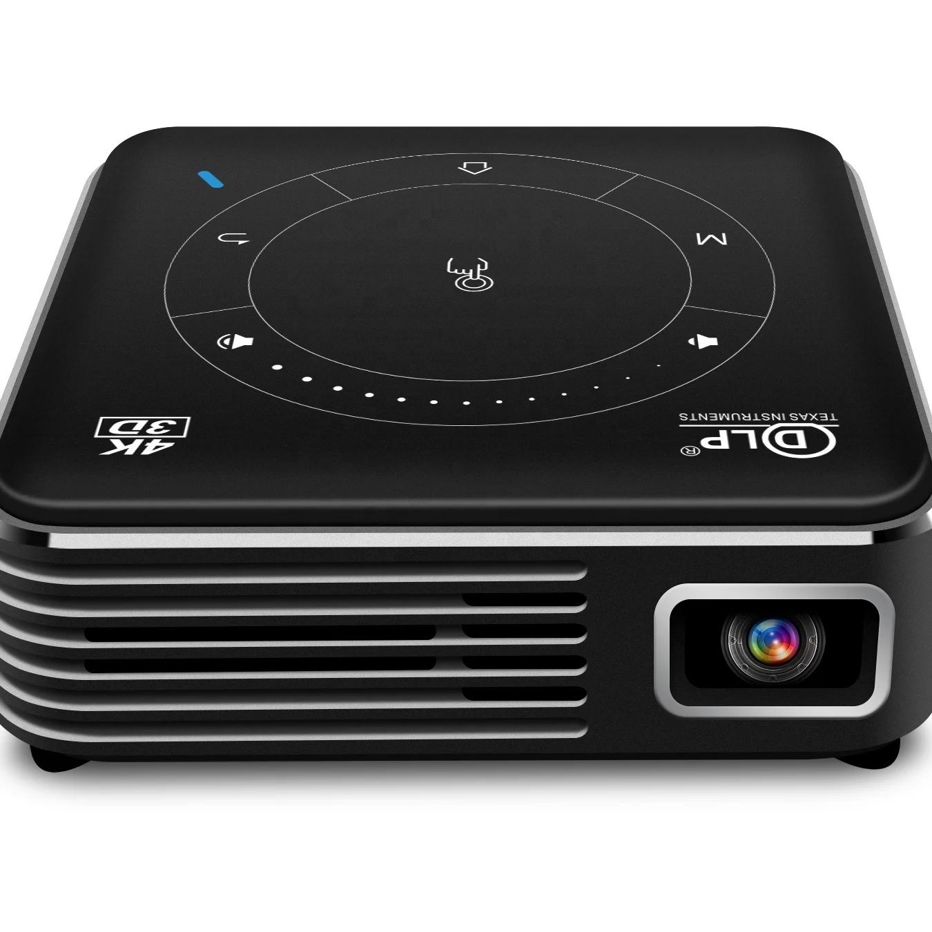 

DLP 3D Projector Mobile Smart Mini Projector 4K LED Home Theater RGB LED Android 1080P Portable Pocket Projector