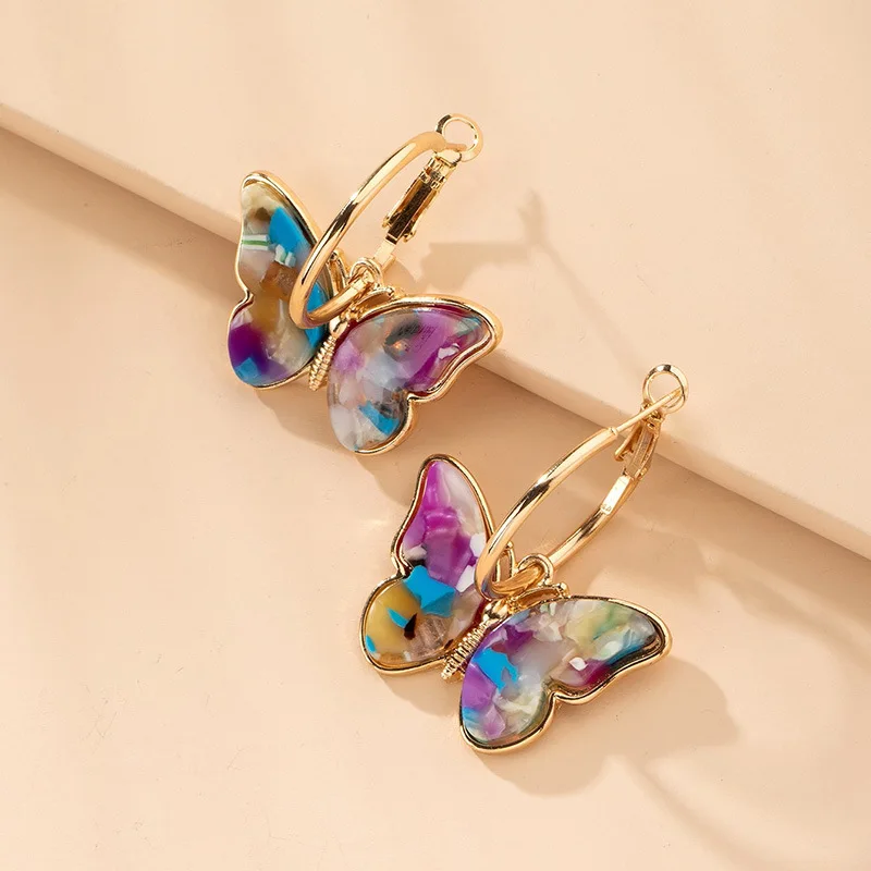 

Fashion Personality Wild Trend Street Style Earrings Simple Women'S Butterfly Earrings