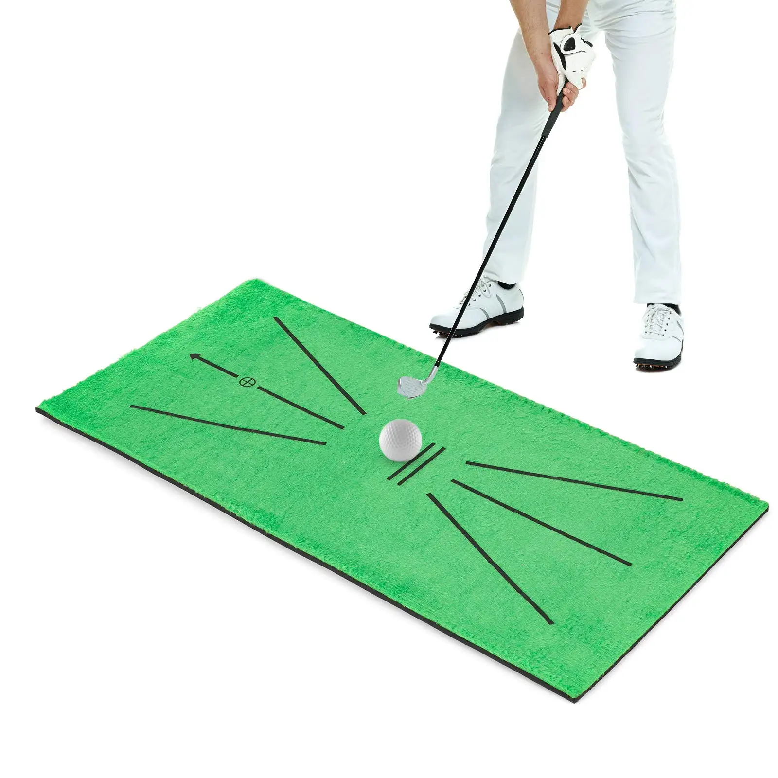 

Hot Sale Golf Training Mat Simulator Thickening Non-Slip Mini Golf Practice Hitting Training Aids golf gift set custom