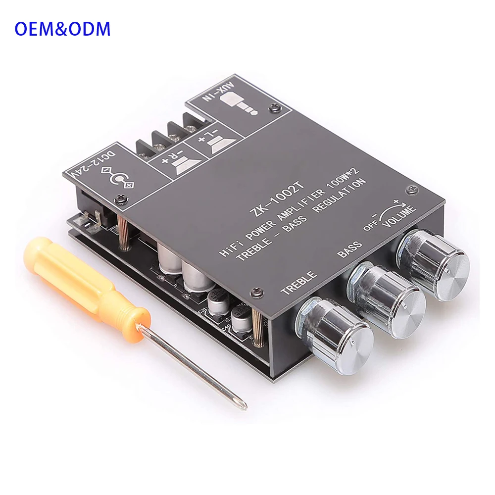 

SUA-1002T 100W+100W Amplifier Board with Treble System 100W+100W for Wireless Car Speakers