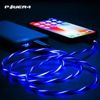 

Premium LED Flowing Light Glow in Dark Mini Micro USB Cables Charge & Sync Cords for Samsung