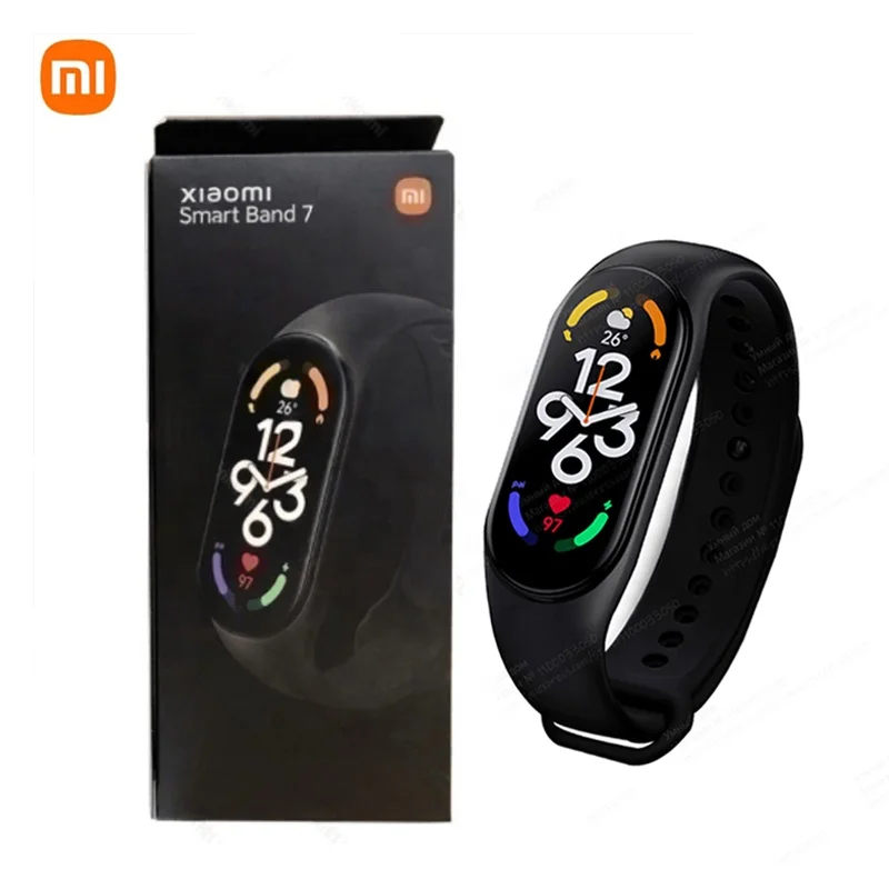 

Global Version Xiaomi Mi Smart Band 7 Bluetooth 5.2 AMOLED Fitness Tracker Heart Rate Monitor Smart Watch Mi Band 7