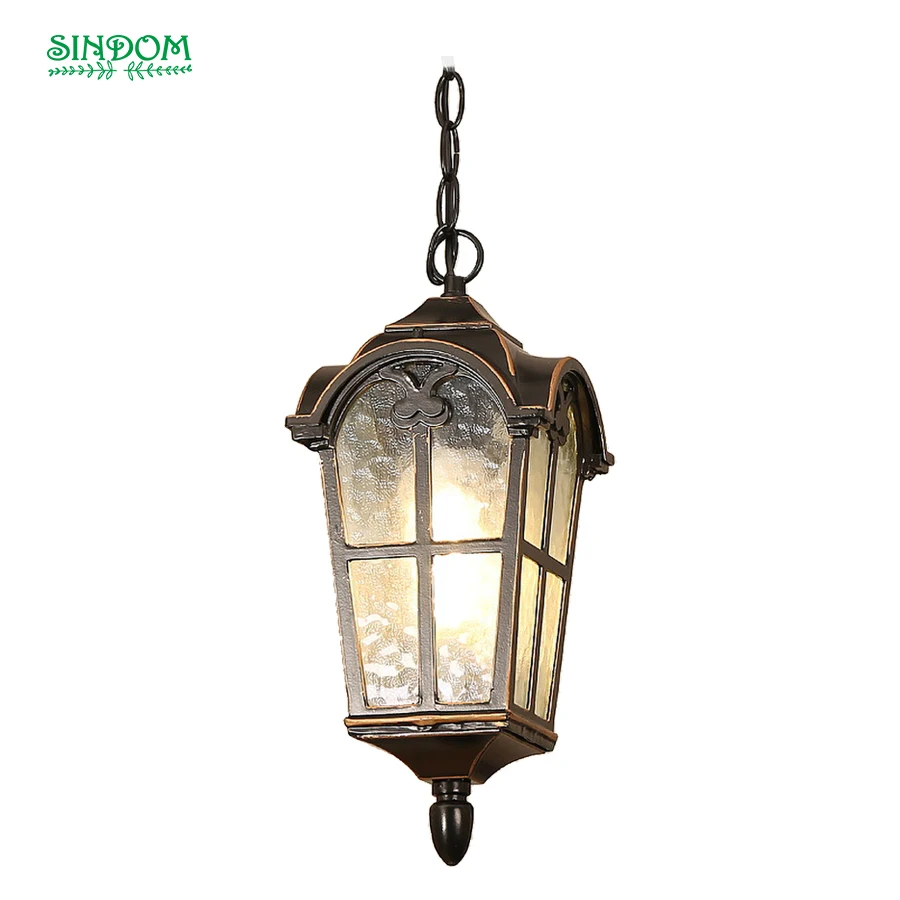 American style led indoor and outdoor use vintage decorative pendant light