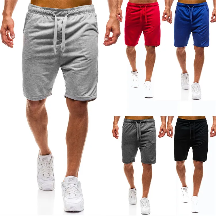 

Wholesale New Arrivals Custom Fitness Clothing Sport Gym Track Pants Mens Blank Sweat Pants Joggers Shorts, Black, blue, red, light gray, dark gray