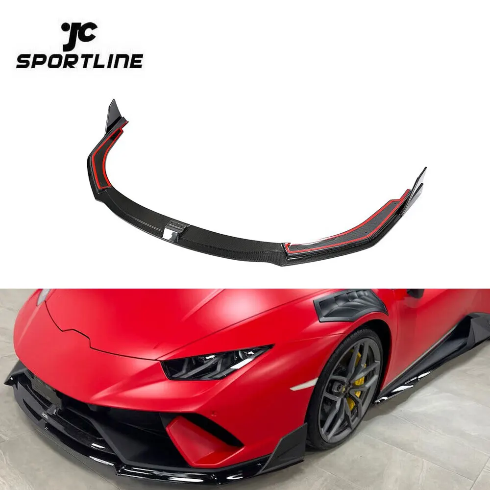 

Carbon Fiber Front Winglet Lip Splitter for Lamborghini Huracan LP640-4 Performante Coupe 2-Door 2017-2019