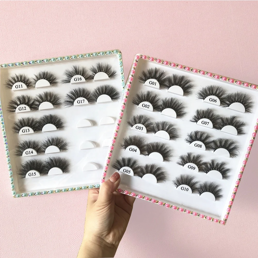 

Wholesales Private Label Full Strip Lashes Customized Packaging Synthetic 3D 5D Fluffy Faux Mink Lashes 18mm 20mm False Eyelash