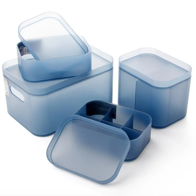 

Choice Fun Desktop Transparent Clear Multi-functional Makeup Storage Box with lid