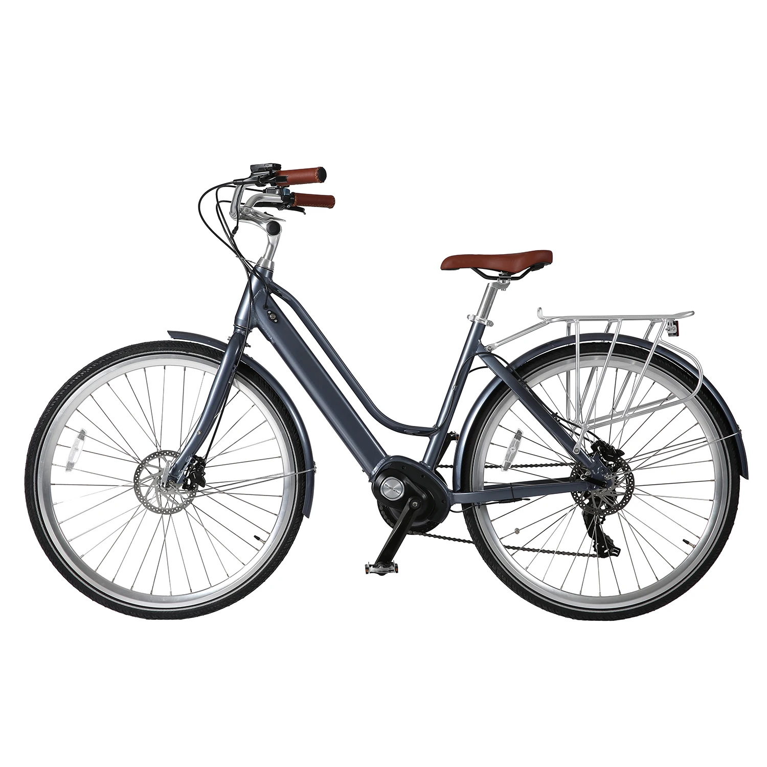

New Design Electric Leisure Bike 350W Central Motor City E-bike Lady Riding