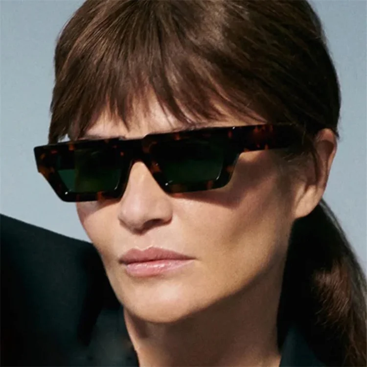 

Fashionable 2023 Custom Logo Designer UV400 small square sunglasses famous brand Fashion men's shades trendy retro sunglasses