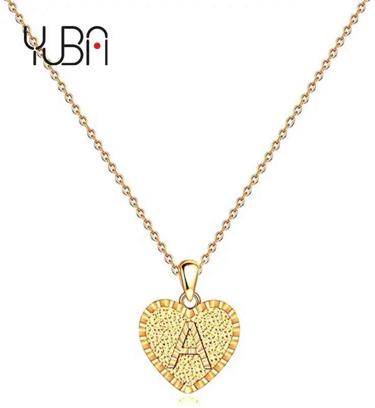 

Wholesale 18K Gold Plated Fashion Jewelry Initial Pendant Necklace For Women Personalized 26 Alphabet Script Jewelrywholesale