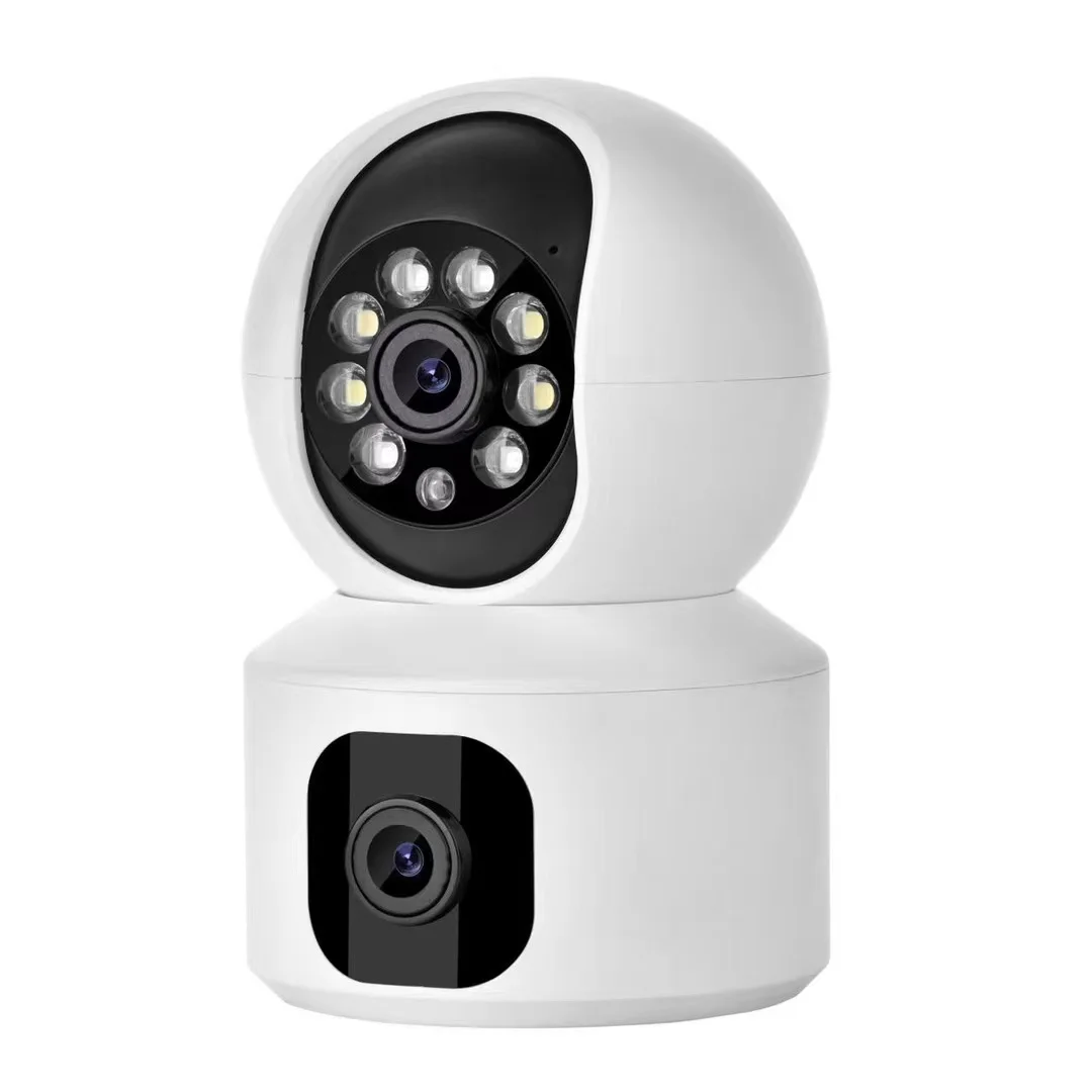 

4MP Dual Lens Camera Home Security Motion Tracking wifi indoor camera PTZ with night vision