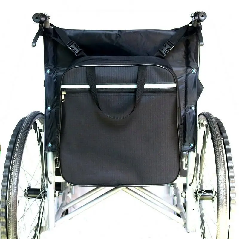 

portable folding wheelchair bag ,NAYsc portable adjustable walker travel carry organizer wheelchair pouch, Black