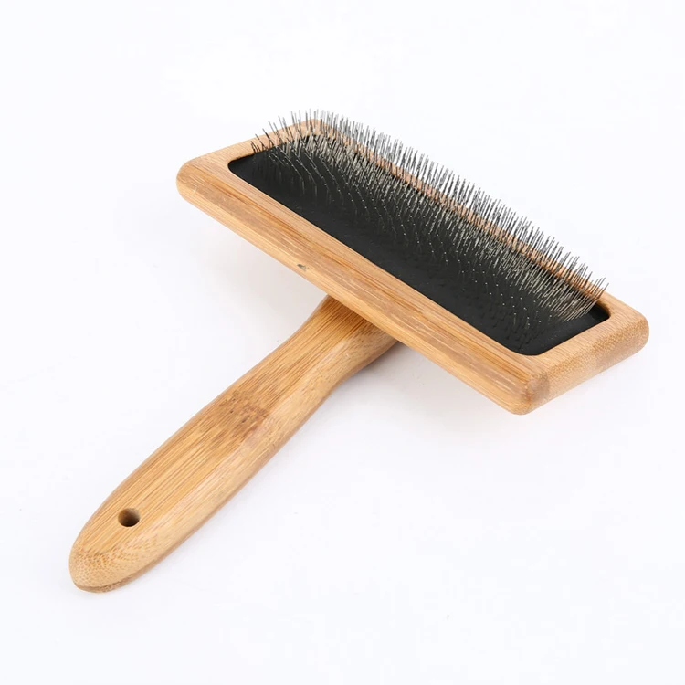 

2021 Pet High-Quality Wooden Brush Supplies Wholesale Handle Fur Hair Brush Pet Cleaning And Grooming Supplies Pet Comb, Picture