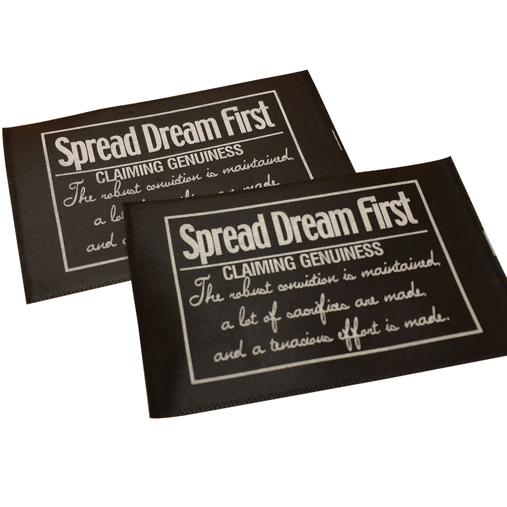 

Customized Clothing Neck Cotton Printed Label, N/a