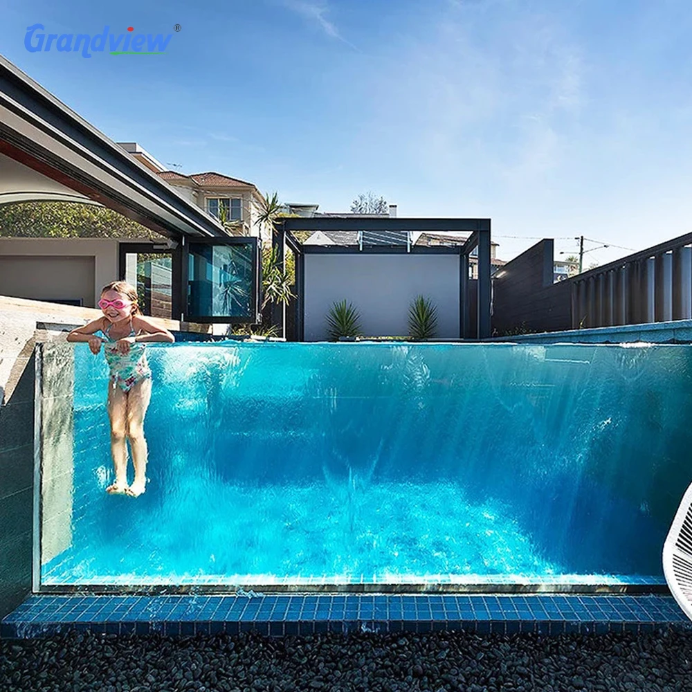 

Customized Large Plexiglass Sheet Poolfiber Glass For Spa Swimming Pool Acrylic