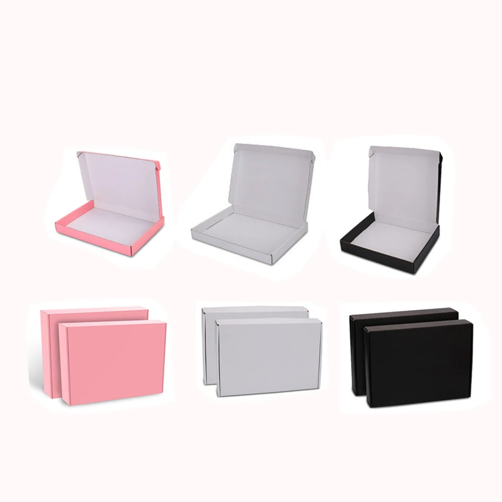 

Ready to Ship Mailing Box Multiple color Shipping Box Foldable Gift Packaging Boxes