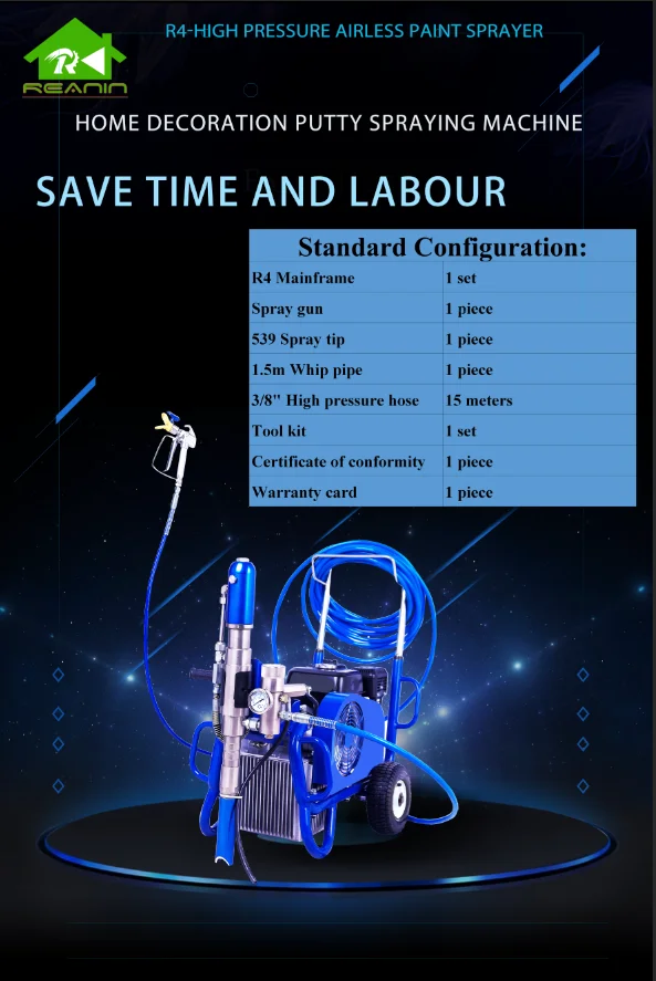 Heavy duty Putty Airless Sprayer Painting machine Heavy duty Putty Airless Sprayer Painting machine