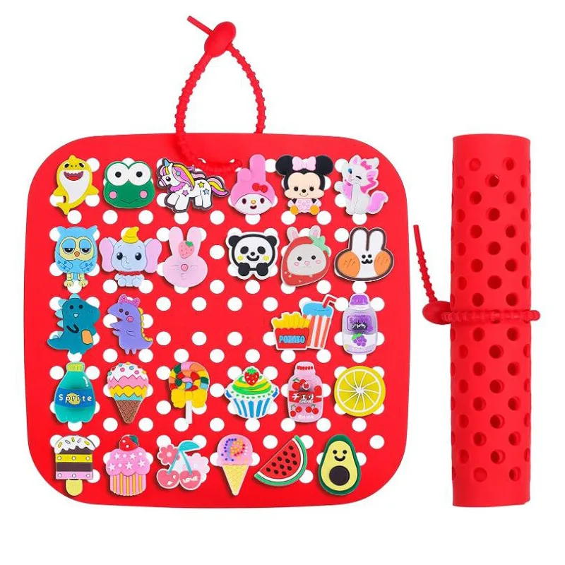 

2022 New Wholesale Croc Shoe Decorations Charm Organizer Mat Wholesale Custom Shoe Croc Charms Organizer