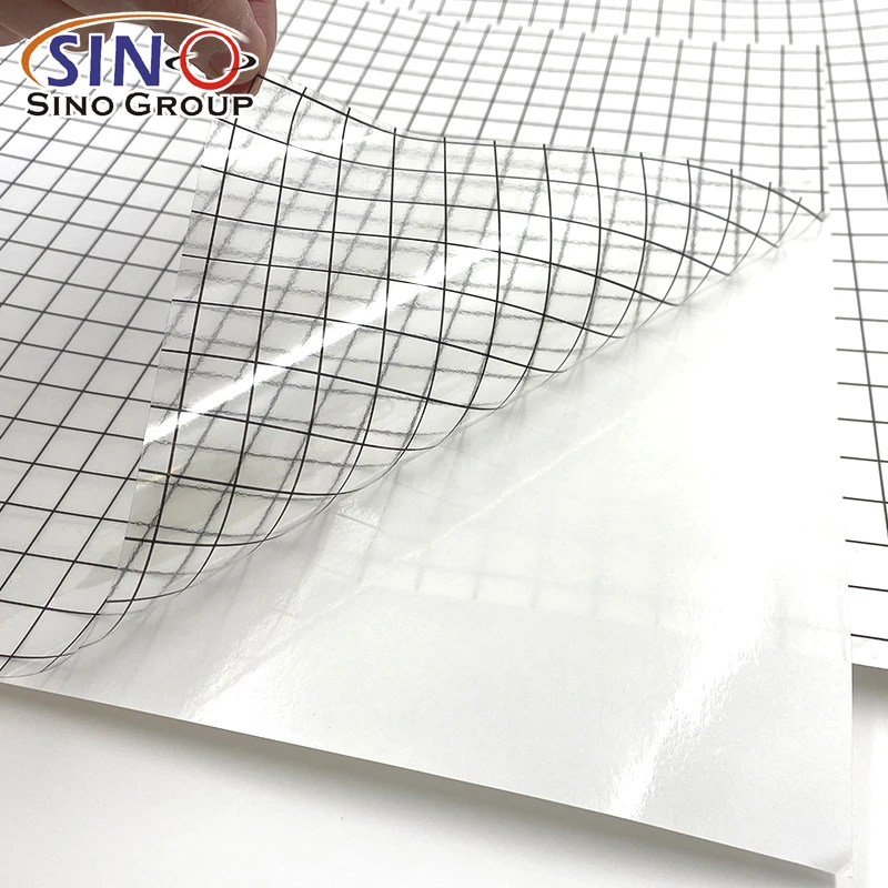 0.61x50M Transparent PET Material Self Adhesive Vinyl Sheets Cutting Plotter Letters Cut Transfer Application Tape Films
