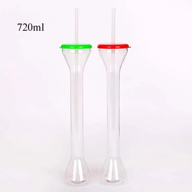 

Slush Drinking Yard Cups With Straw Lids, Pantone