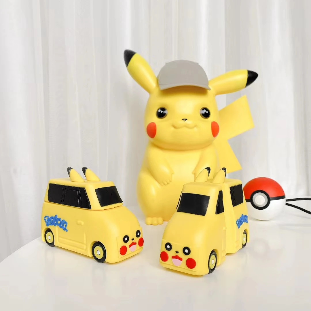 

3D Cute Cartoon For Pikachu Van Car Cover For Airpods Pro For Apple AirPods 1 2 Case