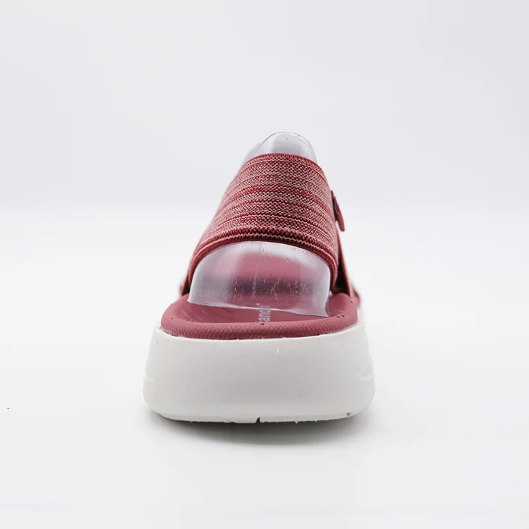 
Sport Chunky Fashion Casual Elastic Strap Flat Sandal Woman Platform 