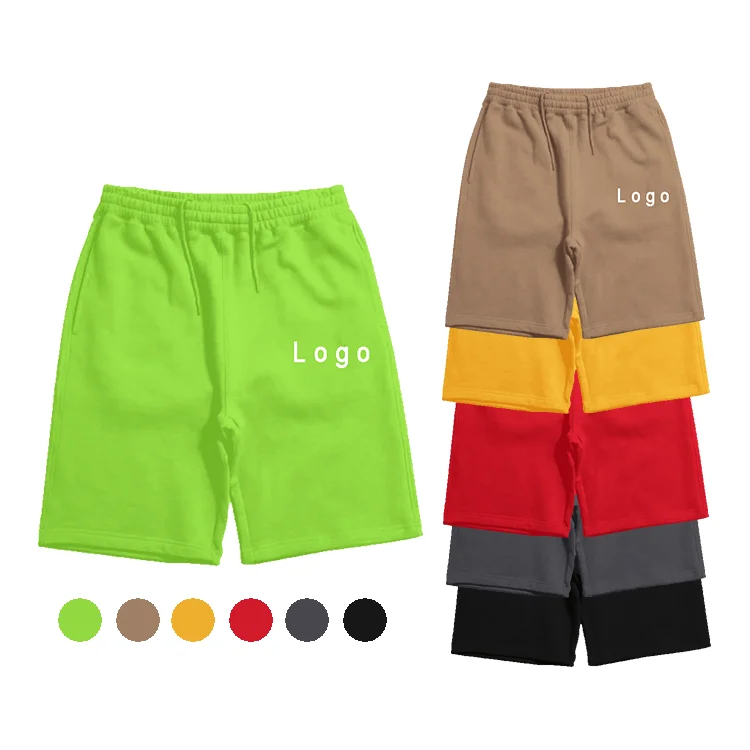 

Custom Sports Workout Cotton Gym Athletic Plain Shorts Pants Casual Drawstring Men Shorts