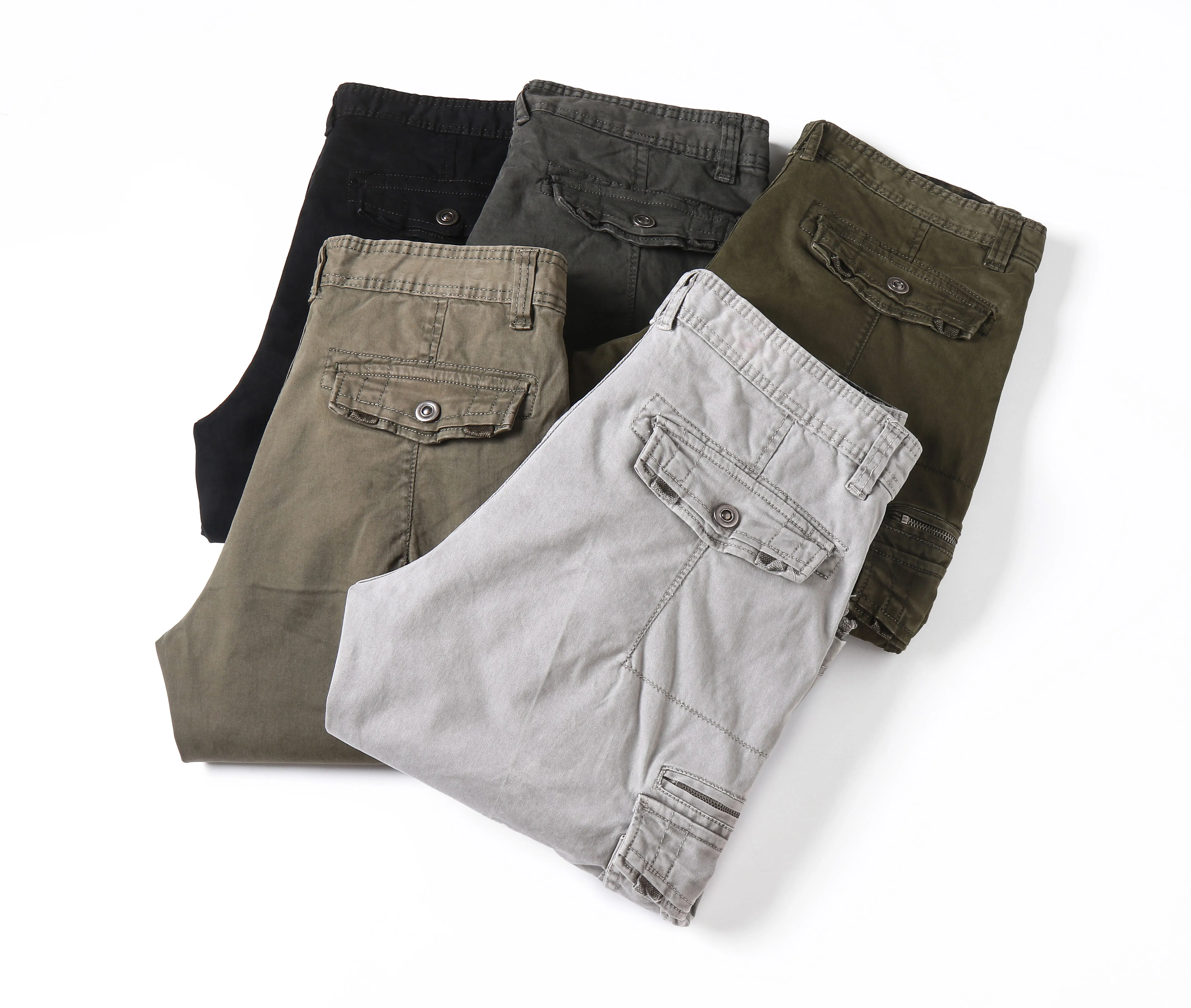 

2021 men multi-pockets cargo trousers loose work wear pants outdoor Bermuda Cargo men's shorts, Customers' requests